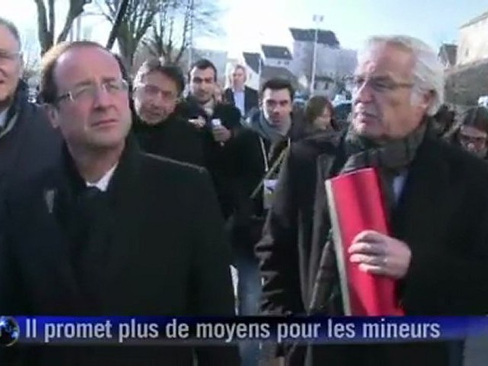 "Un peu plus d'effectifs, un peu plus d'établissements pour mineurs délinquants, et une présence dans les quartiers", explique François Hollande