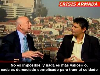 Avi Pazner, vocero del gobierno israelí, estuvo en los estud