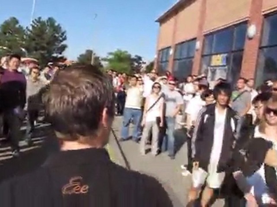 First Swag Run 9am Outside NCIX First Markham Place Store Grand Opening Linus Tech Tips