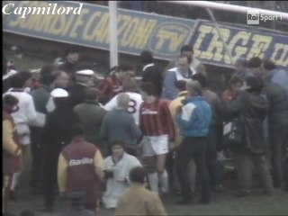 Milan-ROMA petardo a Tancredi ed esordio in Serie A di Peruzzi [13-12-1987]