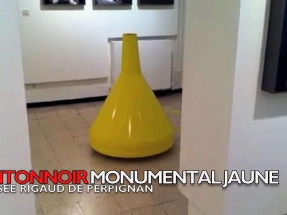 MA2F - ENTONNOIR MONUMENTAL JAUNE