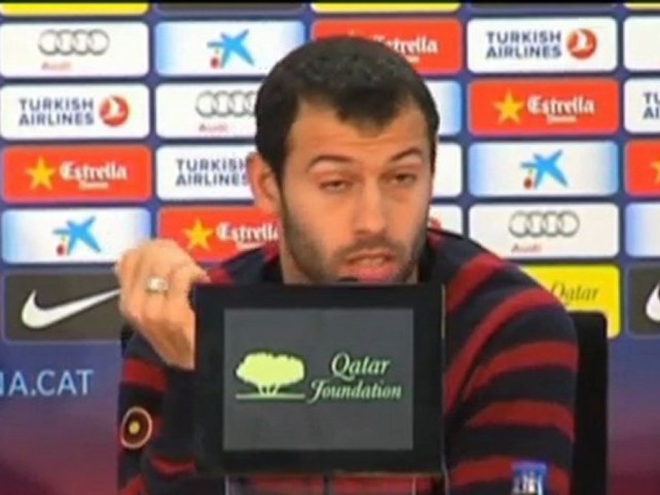 Mascherano vor Rückspiel auf der Hut