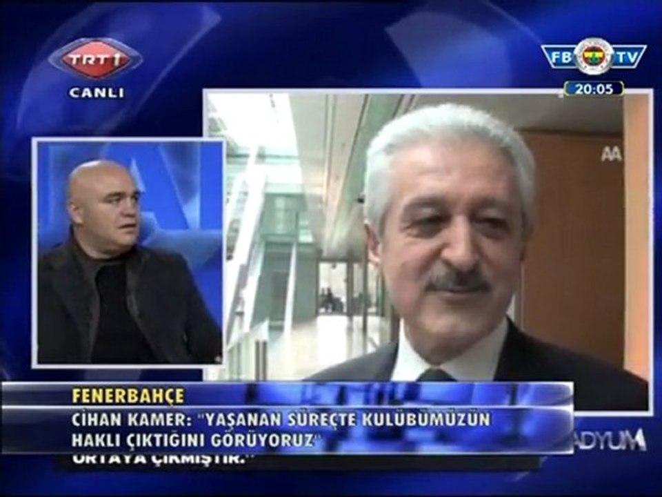 5 Şubat 2012 TRT Stadyum Cihan Kamer'in Açıklamaları Özet