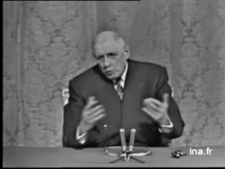 L'état d'Israel vu par le Général de Gaulle