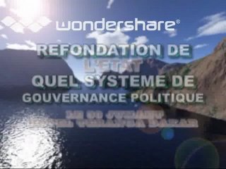 La refondation de l'Etat: quel système de gouvernance politique au Sénégal