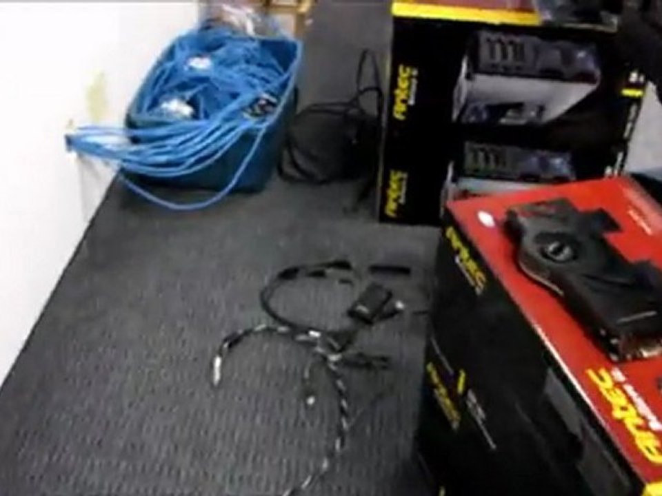 Sneak Peek at MSI Radeon HD 6870 3x 46" Eyefinity Setup for NCIX Tech Tips Linus Tech Tips