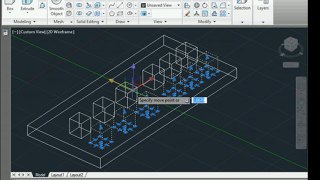 learn  AutoCad 2012:  3D Move