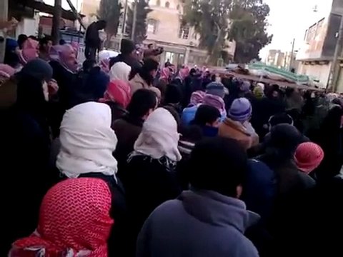 فري برس مارع حلب تشييع الشهيد اسامة عبد الله الخطيب 6 2 2012 ج1