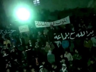فري برس   حلب   حيان    مظاهرة مسائية 6 2 2012