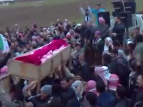 فري برس تشييع الشهيد عبدالناصر محمد راجح قلعة المضيق 6 2 2012