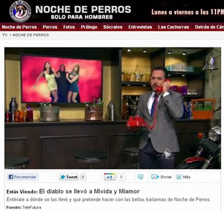 Noche de perros - Satanás se llevo a Mivida y Miamor - telefutura Orlando Urdaneta
