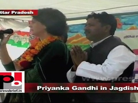Priyanka Gandhi Vadra: Central funds being blocked in U.P