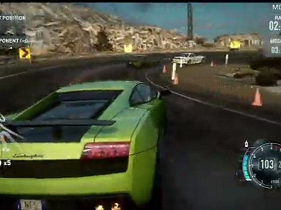 Need for Speed The Run PS3 - Lamborghini Gallardo LP570-4 Superleggera Gameplay