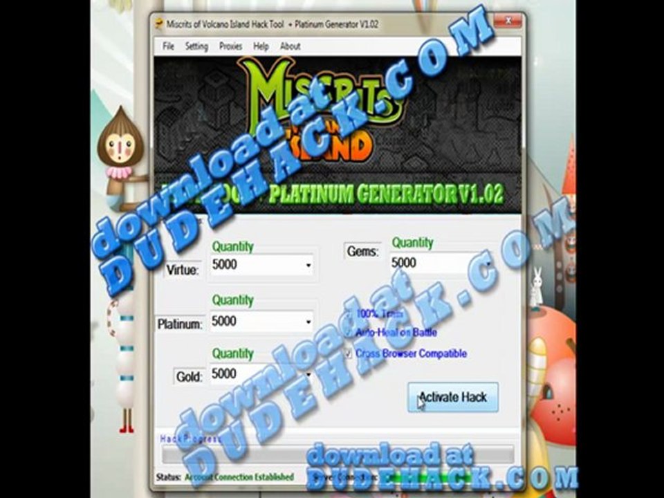 Miscrits of Volcano Island Cheats Download (Miscrits of Volcano Island Cheats 2012 V1.02)