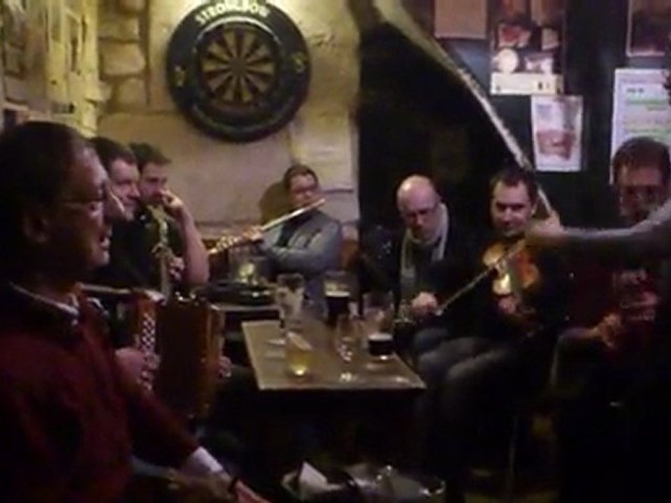 Bourrée d'Auvergne (2ème moitié) - session musique d'Auvergne au Quiet Man