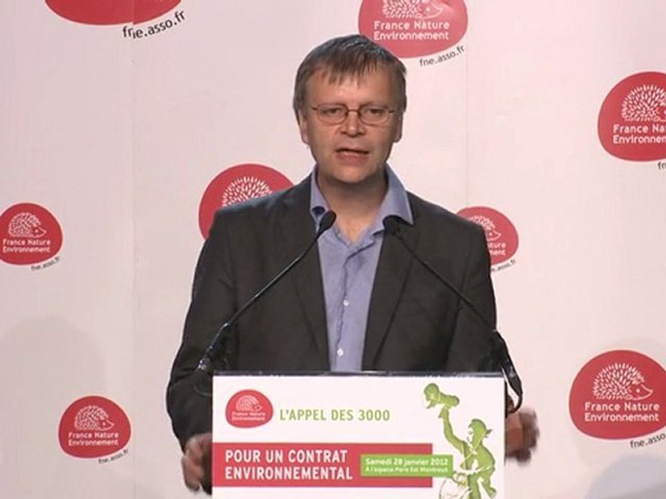 L'Appel des 3000 - discours de clôture de Bruno Genty avec Claudine Joly et Maurice Wintz