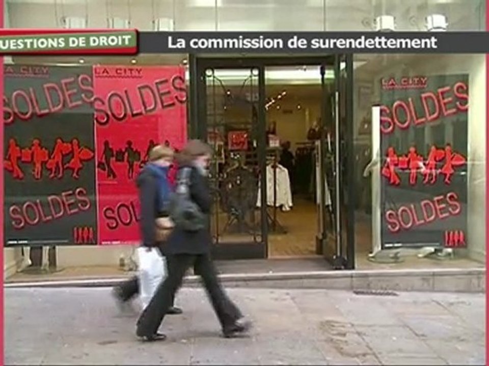 Questions de droit : La commission de surendettement