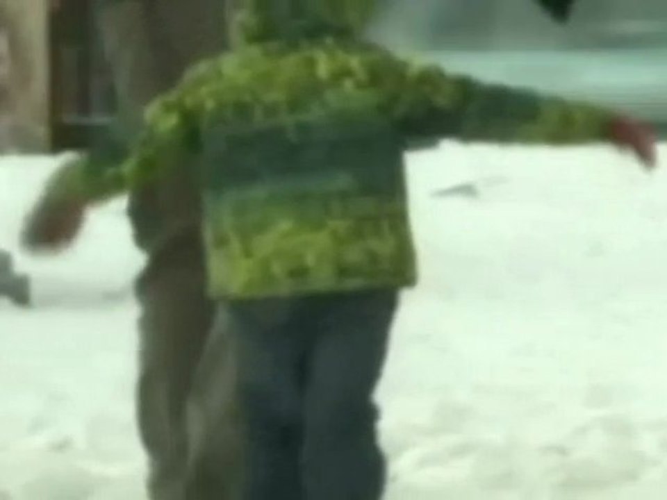 Sigue la ola de frío en Europa: La nieve y el hielo congelan el lago de Ginebra