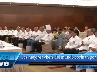 Los mejores chefs del mundo cocinan por la paz