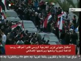Crowds greet Lavrov convoy in Damascus