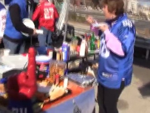 New York Giants Fans at the Super Bowl