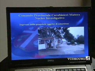 Due arresti a Matera per estorsione