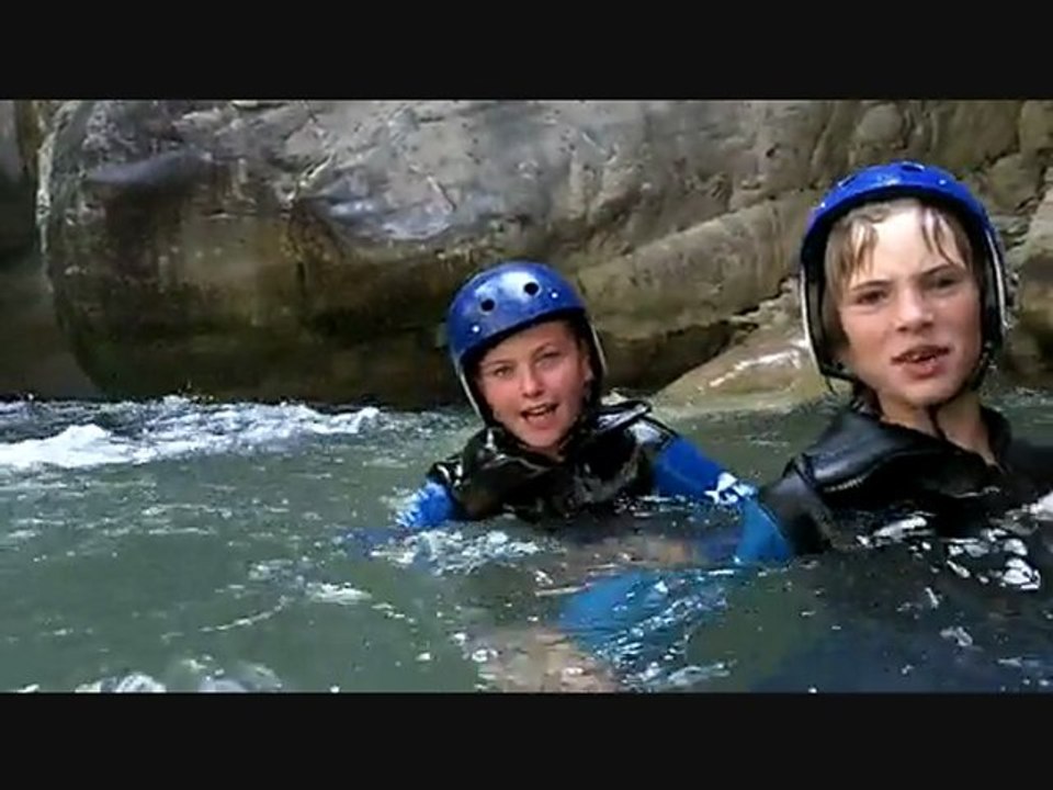 Canyoning dans le Cramassouri avec Base Sport Nature