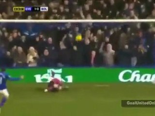 Everton vs. Bolton Tim Howard Goal