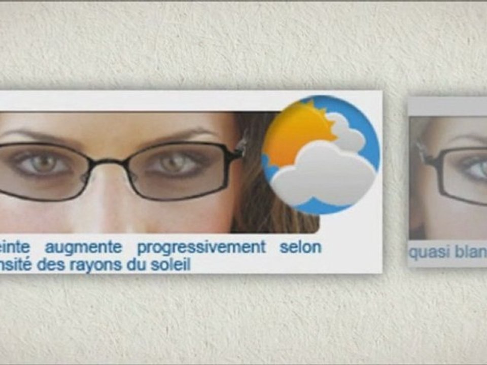 Verres photochromiques BEO Evolutiv