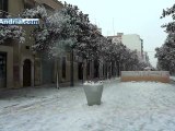 Andria, 7 febbraio 2012: nevicata a Corso Cavour e Piazza Catuma