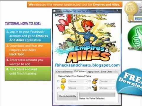 Empire and Allies Cheat Engine 6.1 Coin Hack ★ 2012 ★ Free Download
