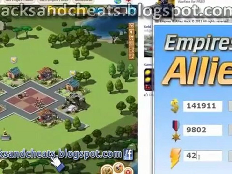 ★Empire and Allies Cheat Tool 2012★ WORKING 100% Hack Cash, Points and Energy !!!