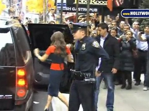 Victoria Beckham y Harper en Nueva York