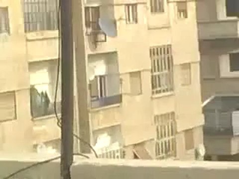 فري برس ريف دمشق داريا ميليشيات الأسد في شوارع داريا المحتلة 6 2 2012