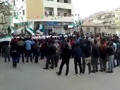 فري برس دمشق حي برزة الدمشقي مظاهرة طلابية نصرة لحمص و الزبداني 6 2 2012 ج1