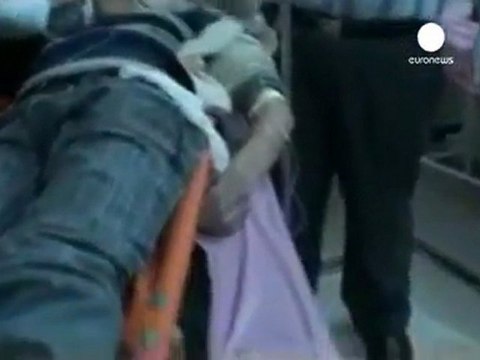 El régimen sirio refuerza sus ataques en Homs.