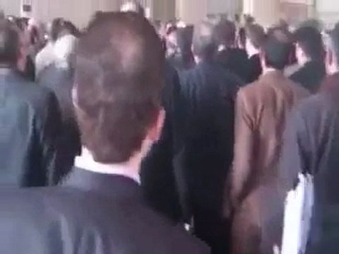 فري برس حلب اعتصام المحامين أمام مكتب المحامي العام الأول6 2 2012 2