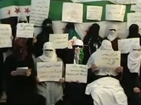 فري برس حلب حرائر حلب يوجهون رسالة مصورة إلى كافة الأحرار