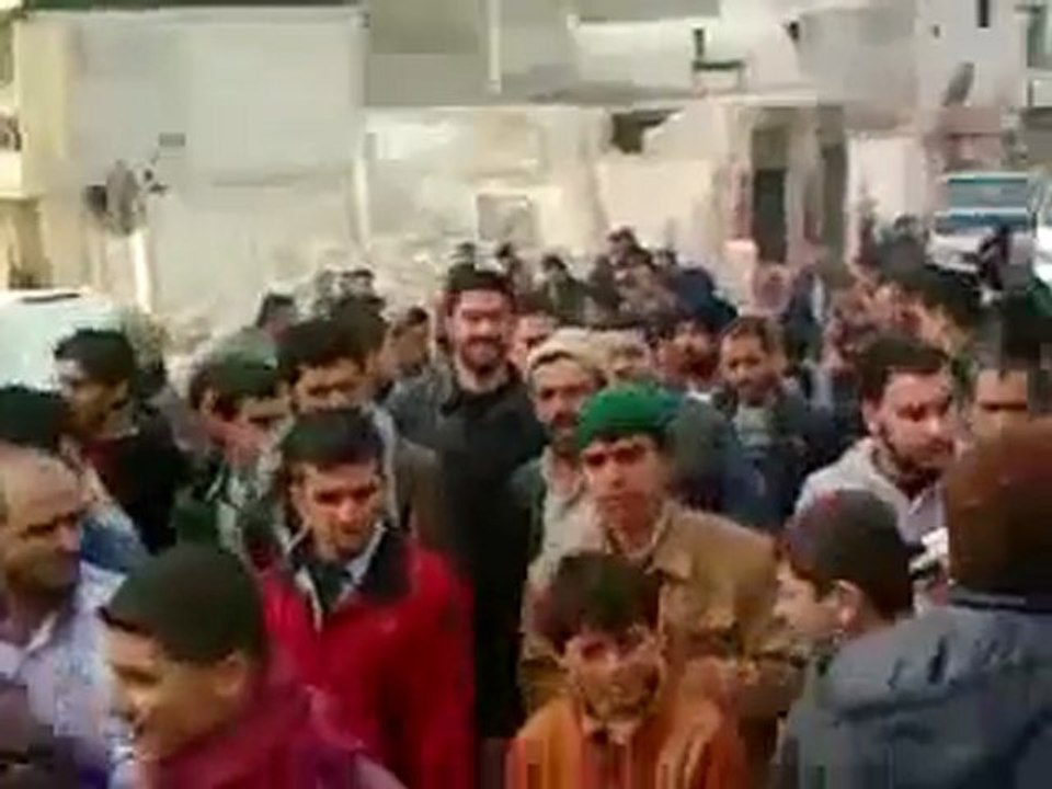 فري برس   حلب   الأتارب    مظاهرة نصرة لحمص 6 2 2012