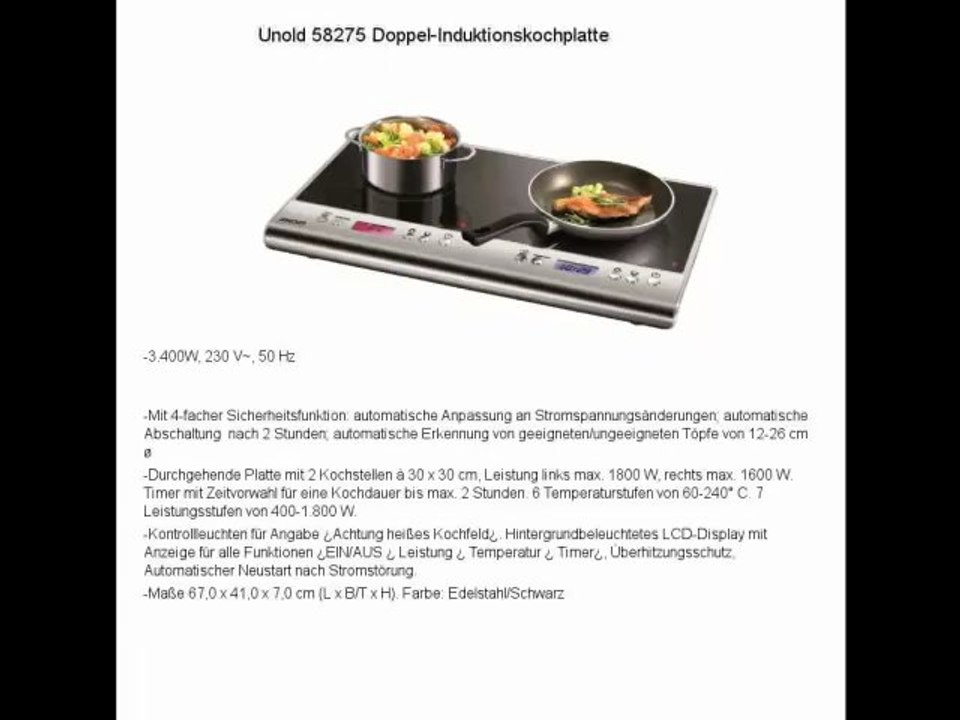 5 Besten doppel induktionskochfeld Zum Kaufen