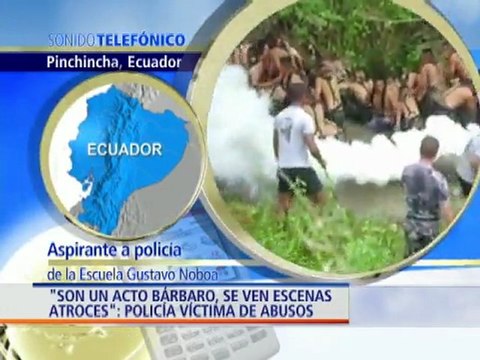 Presuntos abusos a los que son sometidos policías ecuatorianos en formación generan polémica