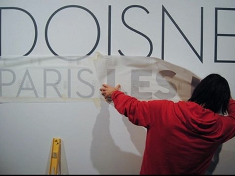 Doisneau Paris les Halles l'exposition à l'Hôtel de Ville.