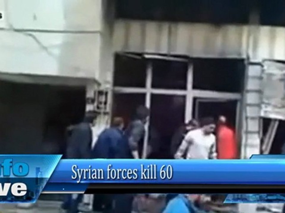 Syrian forces kill 60