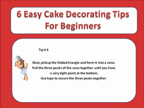 Cake decorating tips-Cake decoration tips