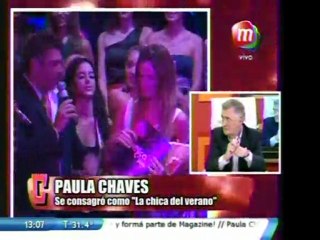 Paula imágenes de "La Chica del Verano" en Convicciones - 07 de Febrero