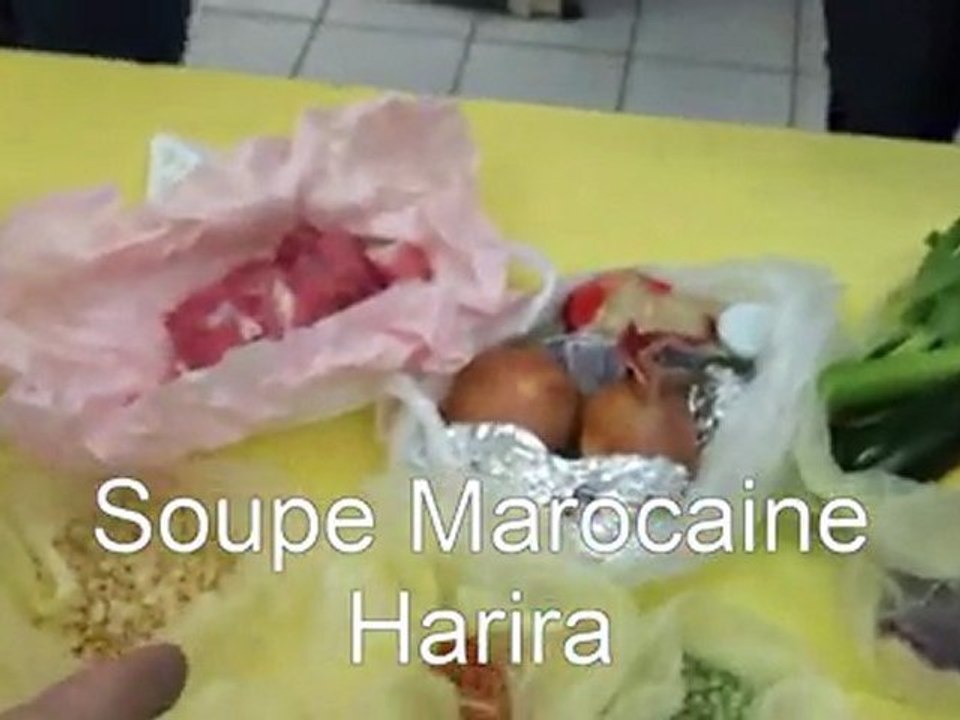 Atelier soupe : Harira Soupe Marocaine