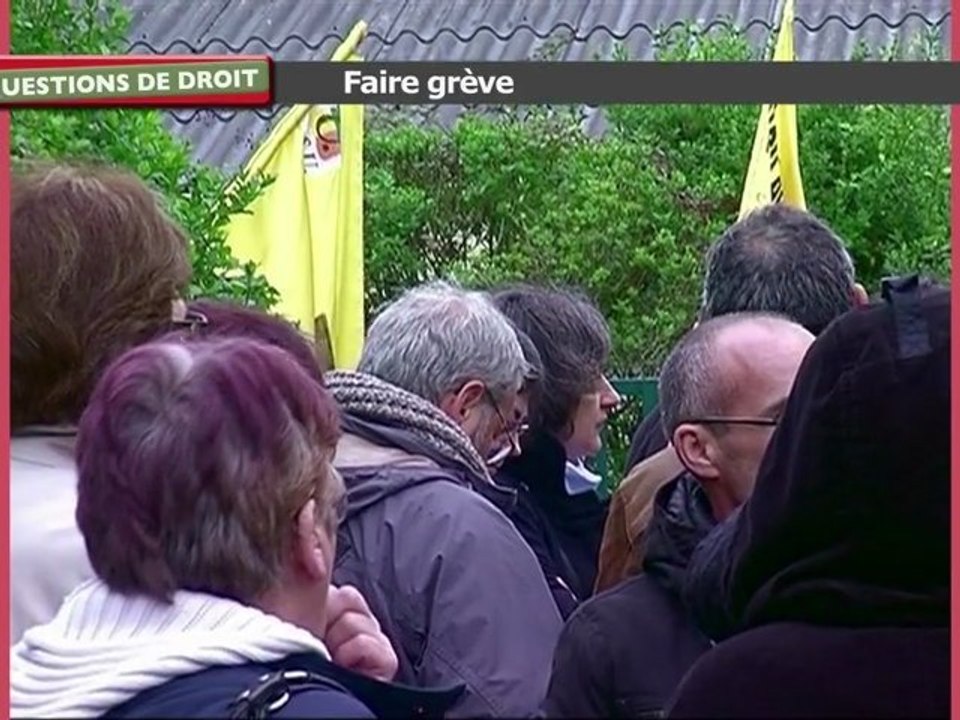 Questions de droit : Faire grève