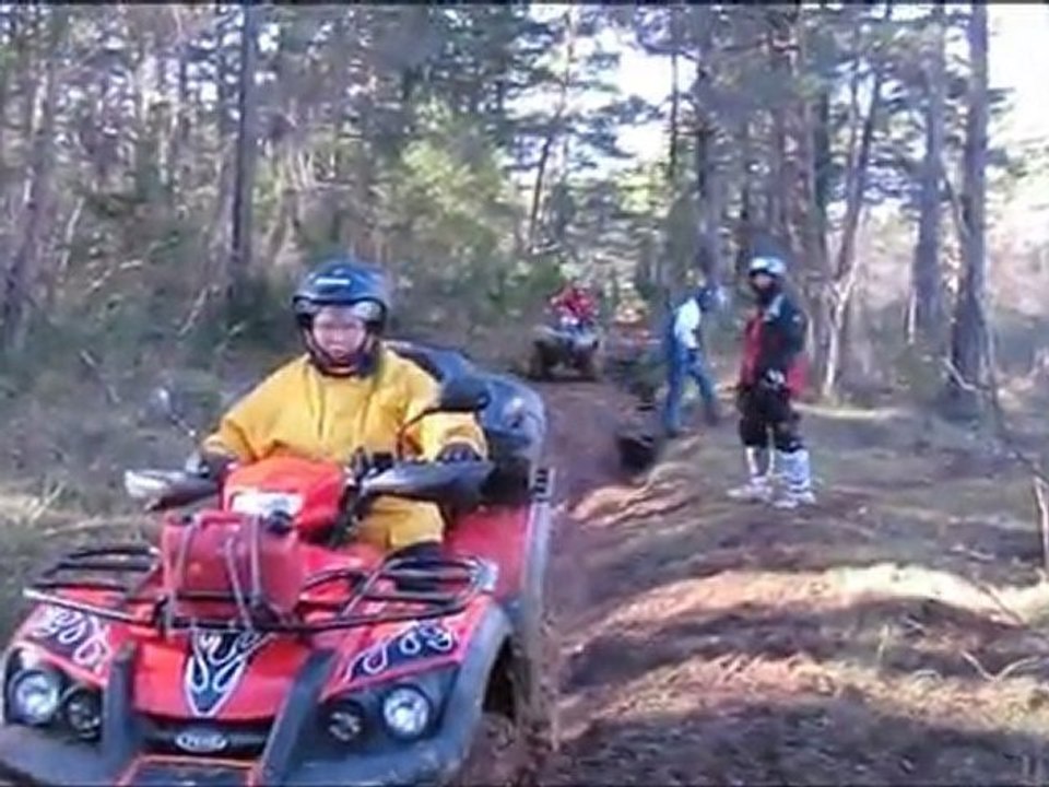 Les bourbiers et les quadeurs....