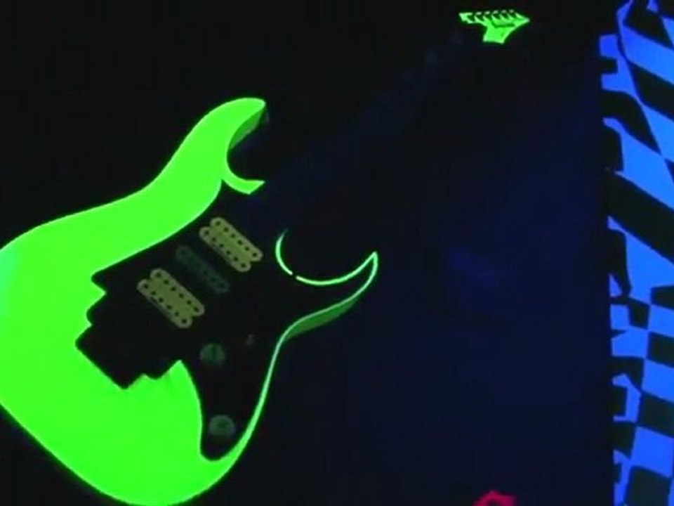DR NEON Strings on NEON Ibanez Guitars