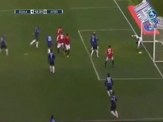 AS Roma 4 - 0 Inter Milan Highlights